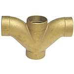 2 DWV Cast Copper X Copper DBL Long Turn Tee Wye
