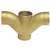 2 X 1-1/2 DWV Cast Copper X Copper DBL Long Turn Tee Wye
