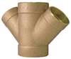 2 X 1-1/2 DWV Cast Copper X Copper DBL Wye