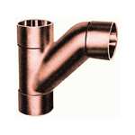 2 X 2 X 1-1/2 DWV Cast Copper X Copper X Copper Long Turn Tee Wye