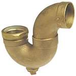 1-1/2 DWV Cast Copper X Copper P Trap With Cleanout