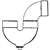 1-1/2 DWV Cast Copper X Copper RTN Bend