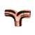 2 DWV Cast Copper X Copper X Copper DBL 90 ELL