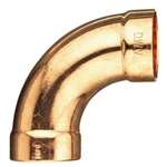 1-1/2 DWV WROT Copper X Copper Long Turn 90 ELL