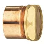 1-1/2 X 1-1/4 DWV WROT Copper X Slip Joint Trap Adapter