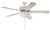 52 5 Blade Ceiling FAN With Light Kit White