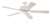 52 5 Blade Ceiling FAN With Light Kit White