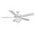 White 52 5 Blade Ceiling Fan With Bowl Light