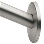 Curved Shower Rod Flange Kit Brss