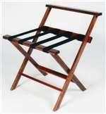 Flat Top ECON Luggage Rack High Wood