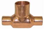 3 X 3 X 4 Wrot Copper X Copper X Copper Tee