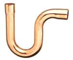 1-1/4 Wrot Copper X Copper P Trap 1-3/8 OD