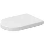 Elongated Bowl Plastic Closet Seat & Cover White