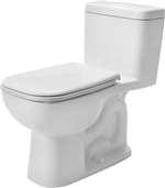 1.28 12 Elongated Bowl One Piece Closet White