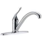 Lead Law Compliant 1.5 GPM Classic 1 Handle Center Set Kitchen Faucet