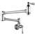 Lead Law Compliant Dual Handle Wall Mount Pot Filler Polished Chrome 4 GPM