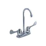 Lead Law Compliant 1.5 GPM 2 Handle Bar/Prep Faucet Polished Chrome