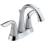Lead Law Compliant *lahara 2 Handle Center Set Faucet Polished Chrome 1.5 GPM