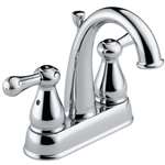 Lead Law Compliant 2 Handle Center Set Lavatory Faucet Polished Chrome 1.5 GPM