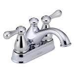 Lead Law Compliant 1.5 GPM 2 Handle Center Set Three Hole Lavatory Pop Up Polished Chrome