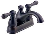 Lead Law Compliant 2 Handle Center Set Lavatory Faucet Venetian Bronze 1.5 GPM