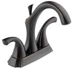 Lead Law Compliant 2 Handle Center Set Lavatory Faucet Venetian Bronze 1.5 GPM