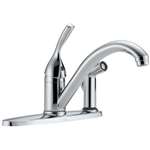 Lead Law Compliant 1.8 GPM 1 Handle Kit Faucet With Spray Polished Chrome