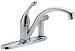 Lead Law Compliant 1.8 GPM 1 Handle Kit Faucet With Spray Stainless Steel
