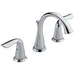 Lead Law Compliant 2 Handle Widespread Lavatory Faucet Polished Chrome 1.5 GPM