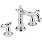 Lead Law Compliant 1.5 GPM 2 Handle Widespread Three Hole ADA Lavatory