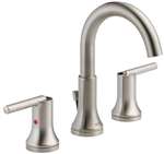 Lead Law Compliant Stainless Steel Widespread Bath Faucet 1.5 GPM