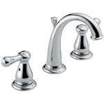 Lead Law Compliant 1.5 GPM 2 Handle Widespread Three Hole ADA Lavatory