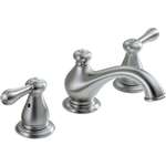 Lead Law Compliant 2 Handle Widespread Lavatory Faucet Stainless Steel 1.5 GPM