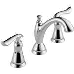Lead Law Compliant 1.5 GPM 2 Handle Widespread Lavatory Faucet Polished Chrome