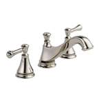 Lead Law Compliant 2 Handle Widespread Lavatory Brilliance Pearl Nickel 1.5 GPM
