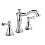 Lead Law Compliant 2 Handle Widespread Lavatory Metal Pop Up 1.5 GPM