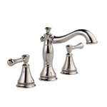 Lead Law Compliant 2 Handle Widespread Lavatory Metal Pop Up 1.5 GPM