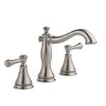 Lead Law Compliant 2 Handle Widespread Lavatory Metal Pop Up 1.5 GPM