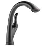 Lead Law Compliant 1.5 GPM 1 Handle Pullout Kitchen Faucet Venetian Bronze