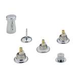 2 Handle Four Hole Bidet Valve Less Handle With Vacuum Breaker Polished Chrome