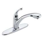 Lead Law Compliant 1.8 GPM 1 Handle Kitchen Pullout Spray Faucet