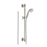 Brilliance Pearl Nickel Traditional Sldbr Hand Shower 2 GPM