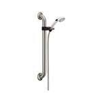 2.5 GPM Universal Adjustable Grab Bar Hand Shower Polished Chrome