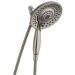 Traditional 2 In 1 Hand Shower Stainless Steel 2.5 GPM