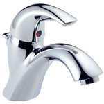 Lead Law Compliant 1.5 GPM 1 Handle Center Set Lavatory Faucet Polished Chrome