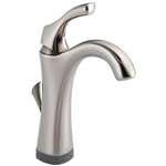 Lead Law Compliant 1.5 GPM 1 Handle Center Set Lavatory Touch Brushed Stainless Steel