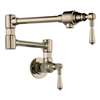 Lead Law Compliant Traditional Pot Filler Wall Mount 4 GPM