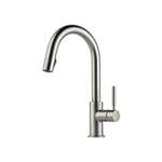 Lead Law Compliant 1.8 GPM 1 Handle Pull Down Kitchen Faucet Stainless Steel