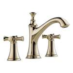 Lead Law Compliant 1.5 GPM 2 Handle Widespread Lavatory Faucet Brilliance Pearl Nickel