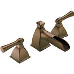 Lead Law Compliant 1.5 GPM 2 Handle Widespread Lavatory Faucet Brushed Bronze